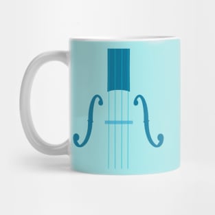 Strings in Shades of Blue Mug